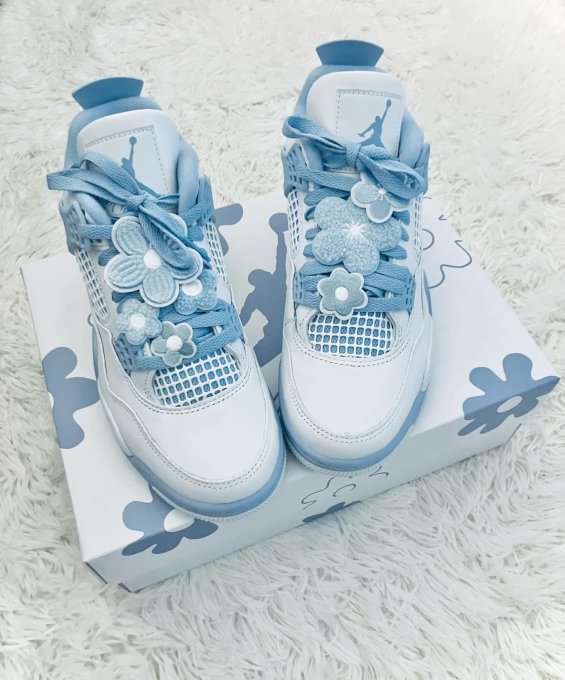tennis  style jordan couleur bleue